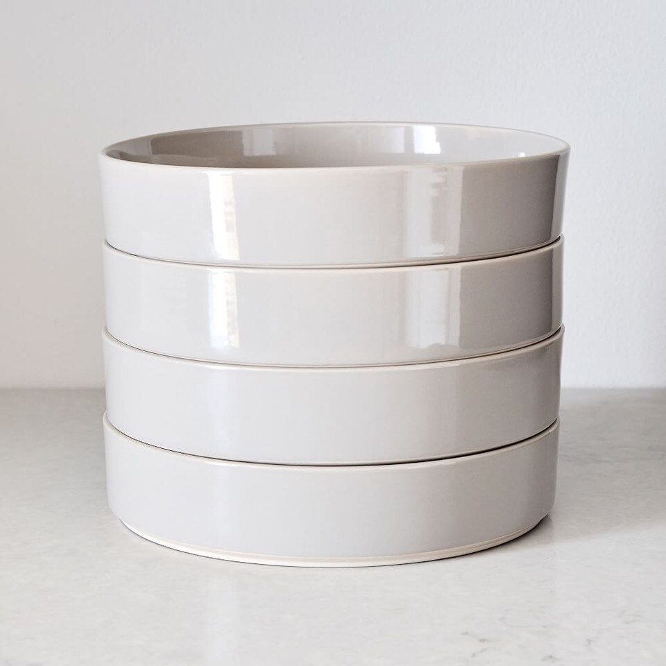 StraightSided Stoneware Pasta Bowls West Elm Australia